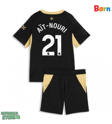 Manchester City Rayan Ait-Nouri #21 Replika Babytøj Udebanesæt Børn 2026-27 Kortærmet (+ Korte bukser)